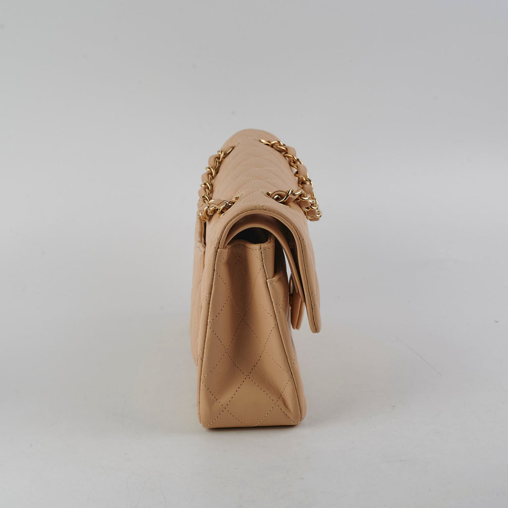 ITEM 17 - Chanel Small Double Classic Flap Beige 29series