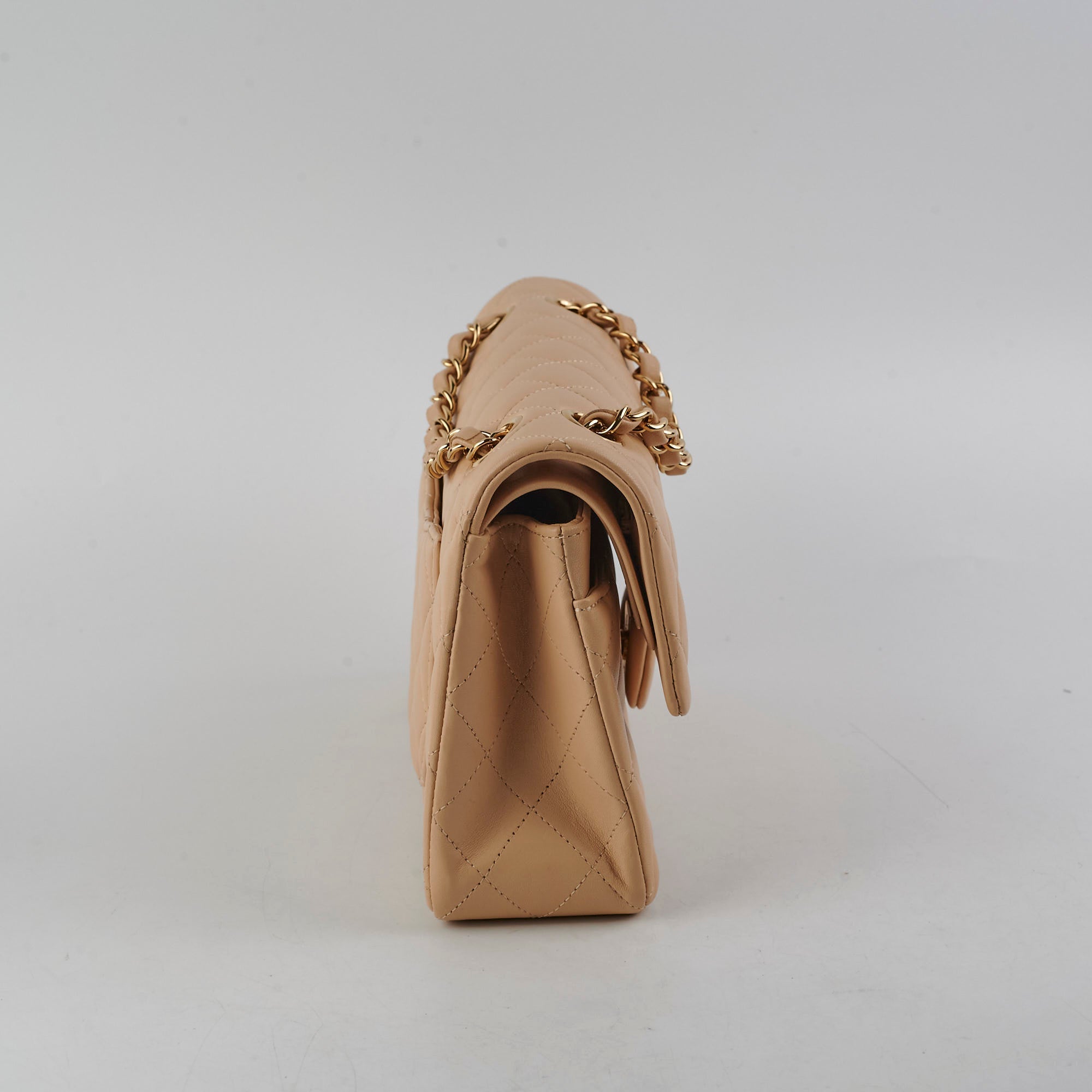 ITEM 17 - Chanel Small Double Classic Flap Beige 29series