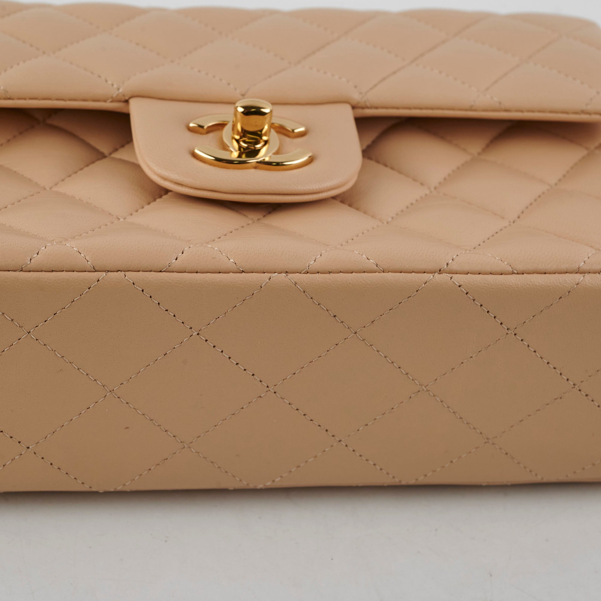 ITEM 17 - Chanel Small Double Classic Flap Beige 29series
