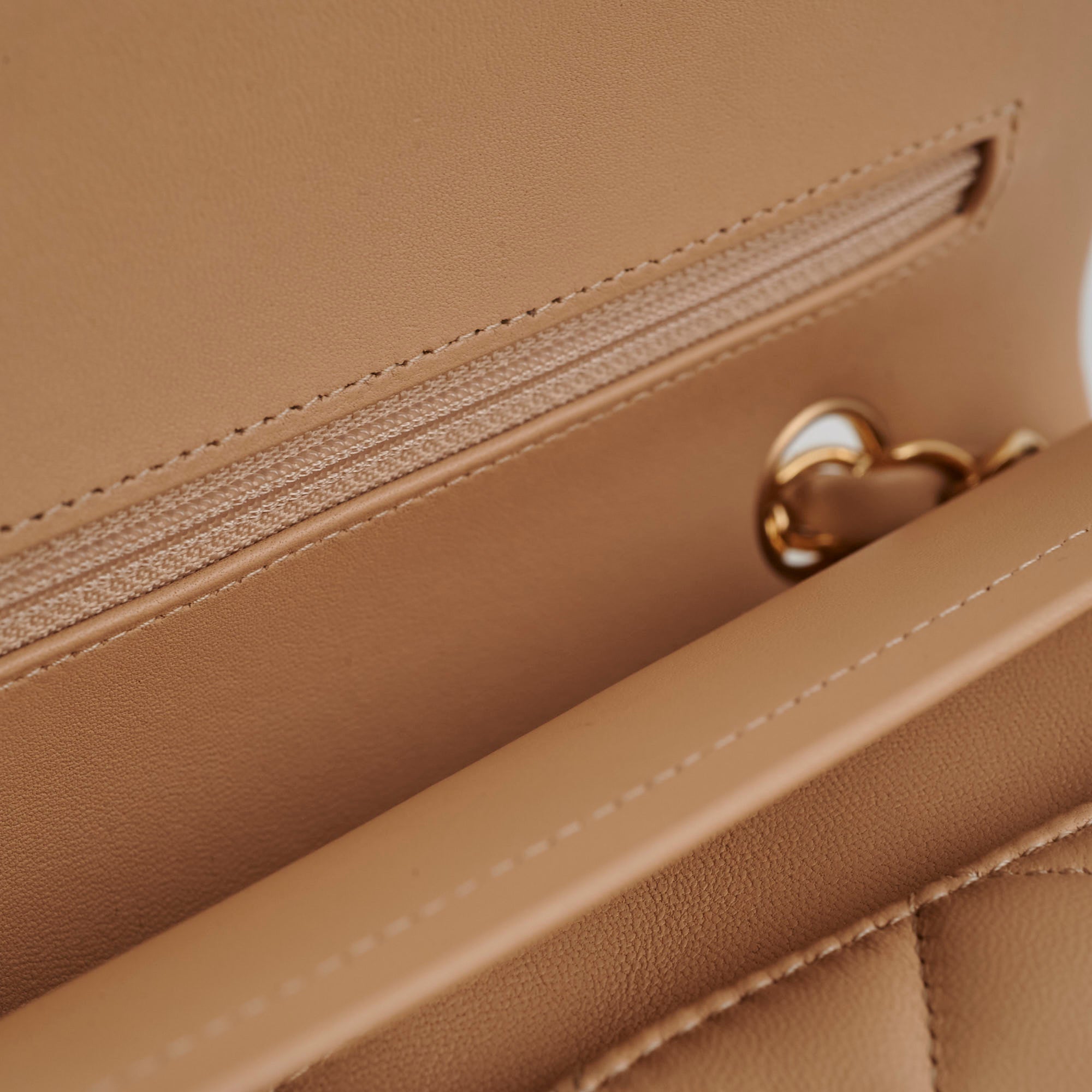 ITEM 17 - Chanel Small Double Classic Flap Beige 29series