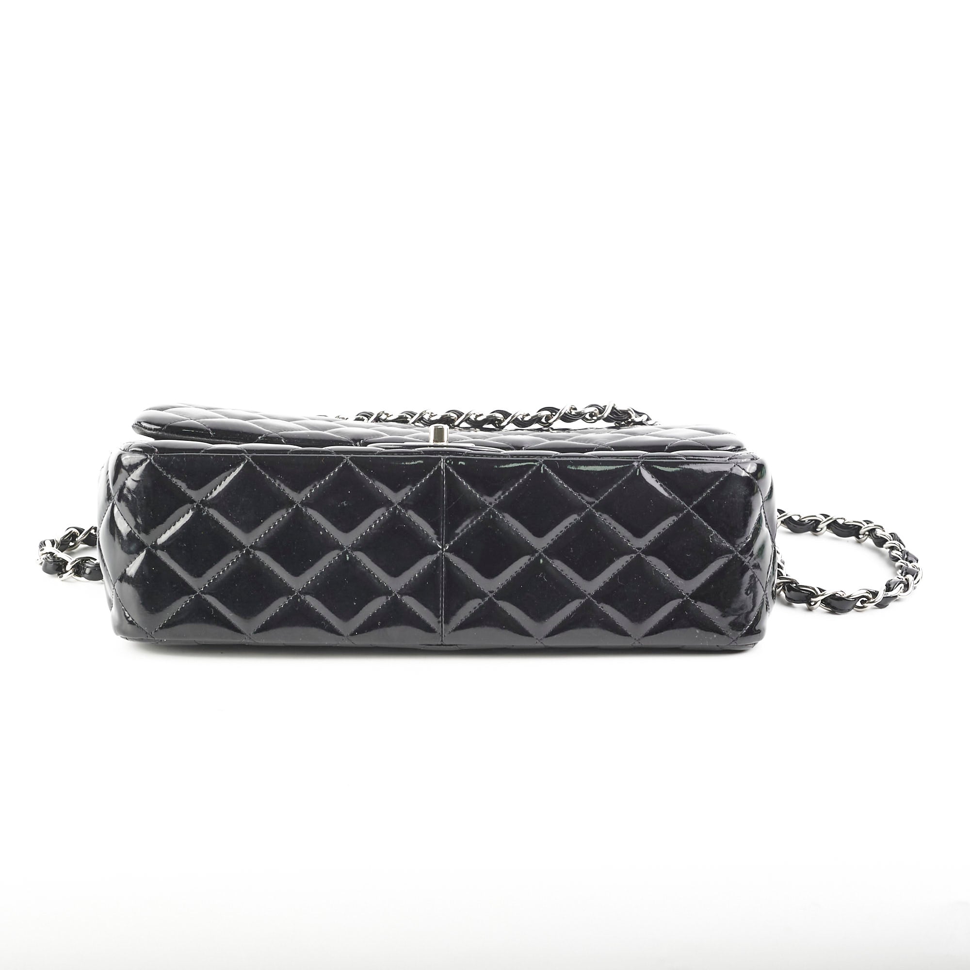 Chanel Jumbo Classic Flap Patent Black- Series 15