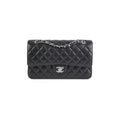 Chanel Medium Classic Flap Caviar Black (Microchip)