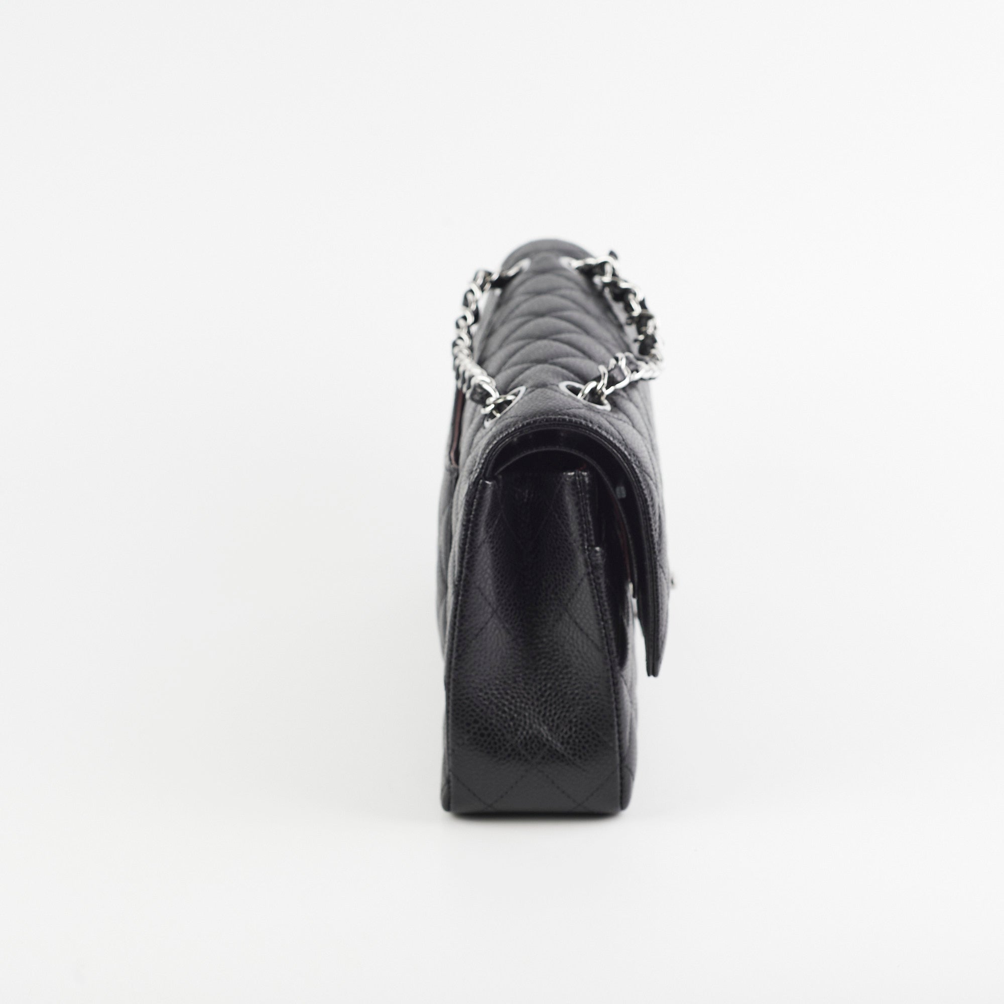Chanel Medium Classic Flap Caviar Black (Microchip)