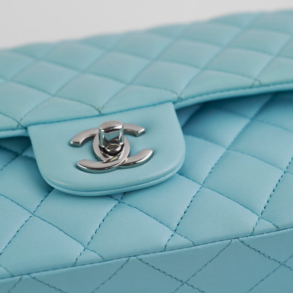 Chanel Classic Flap Medium/Large Light Blue - Series 31