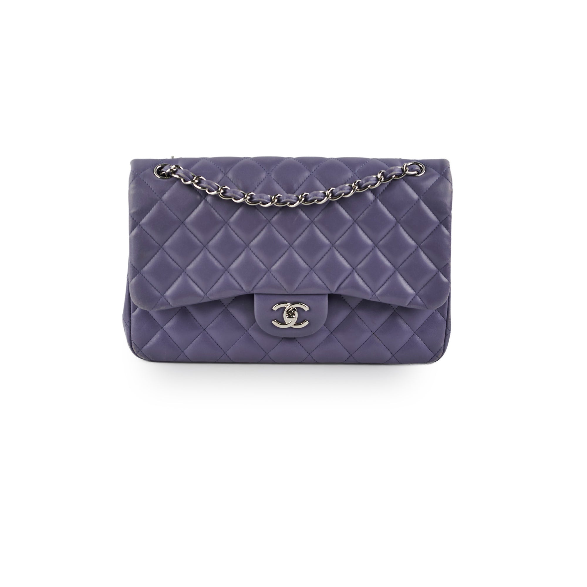 Chanel Jumbo Double Classic Flap Purple