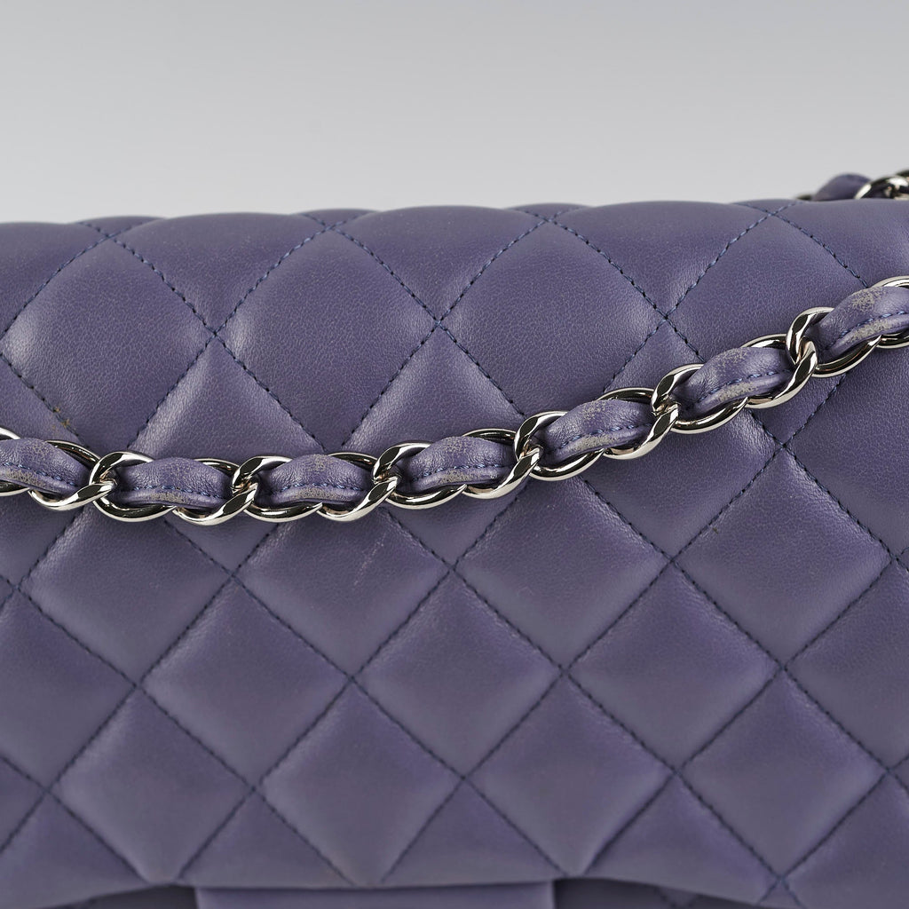 Chanel Jumbo Double Classic Flap Purple