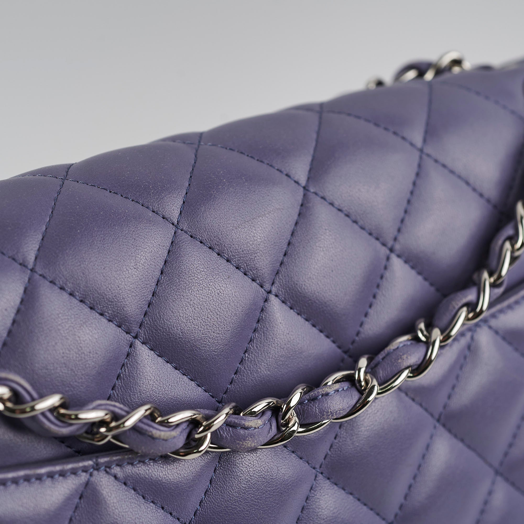 Chanel Jumbo Double Classic Flap Purple