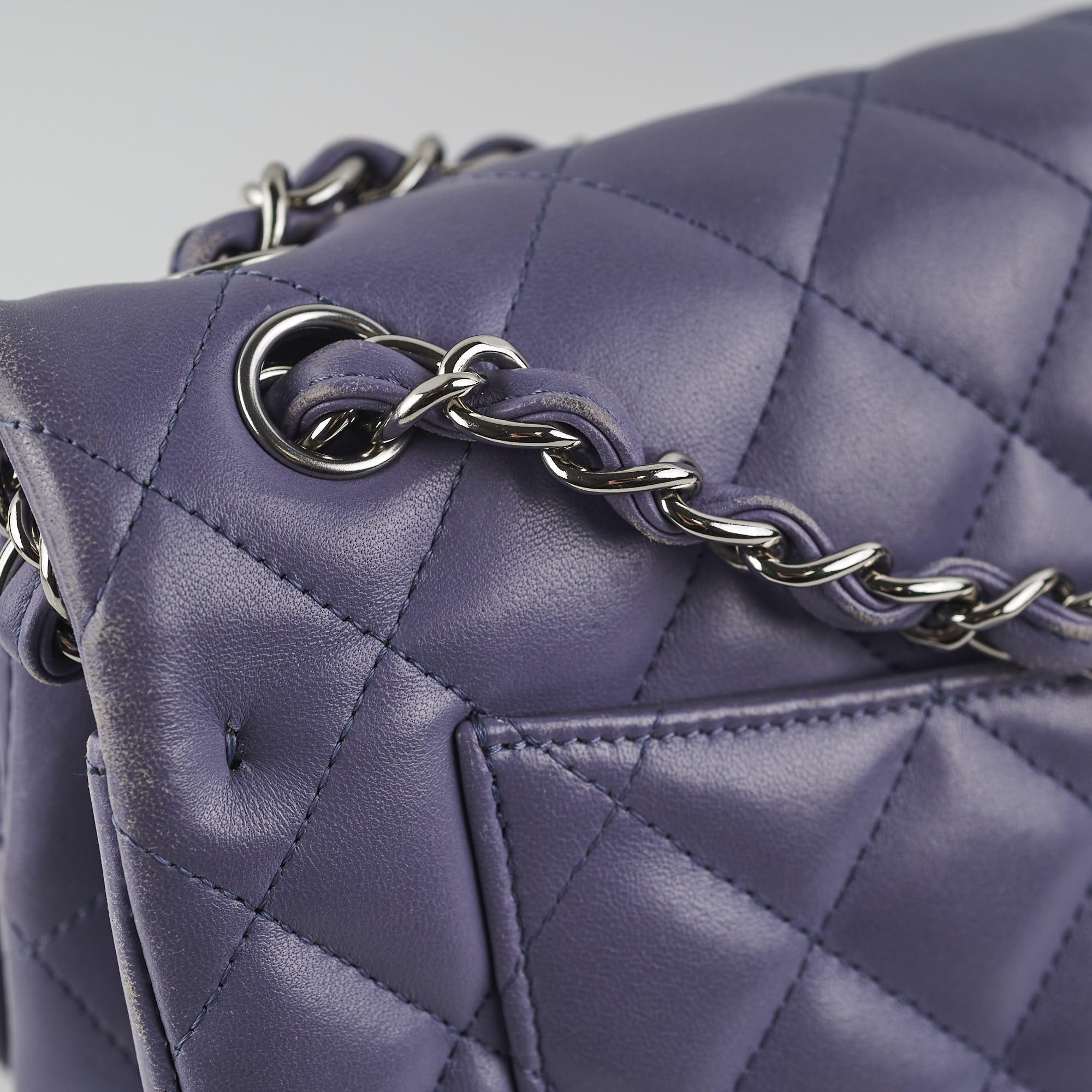 Chanel Jumbo Double Classic Flap Purple