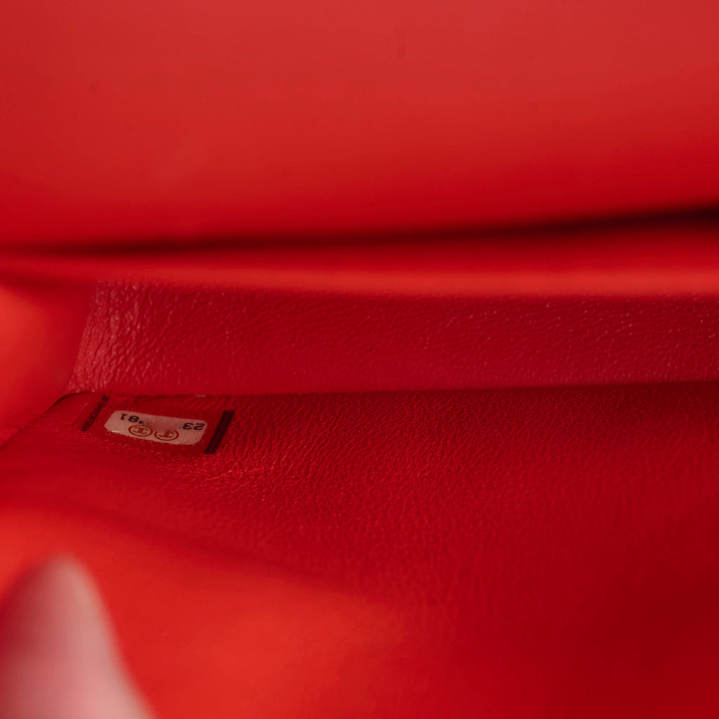 Chanel Medium Classic Flap Red Lambskin