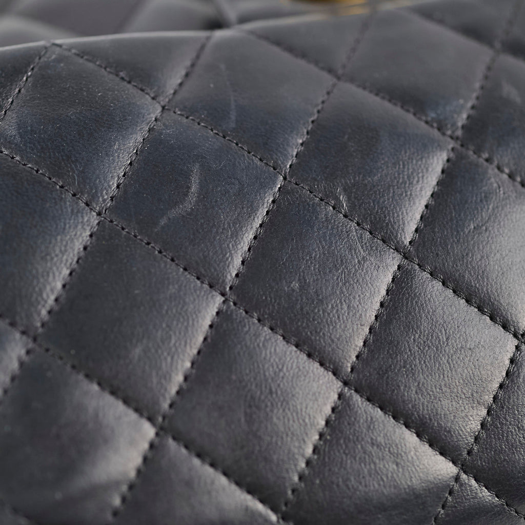 Chanel Medium/Large Double Classic Flap Black