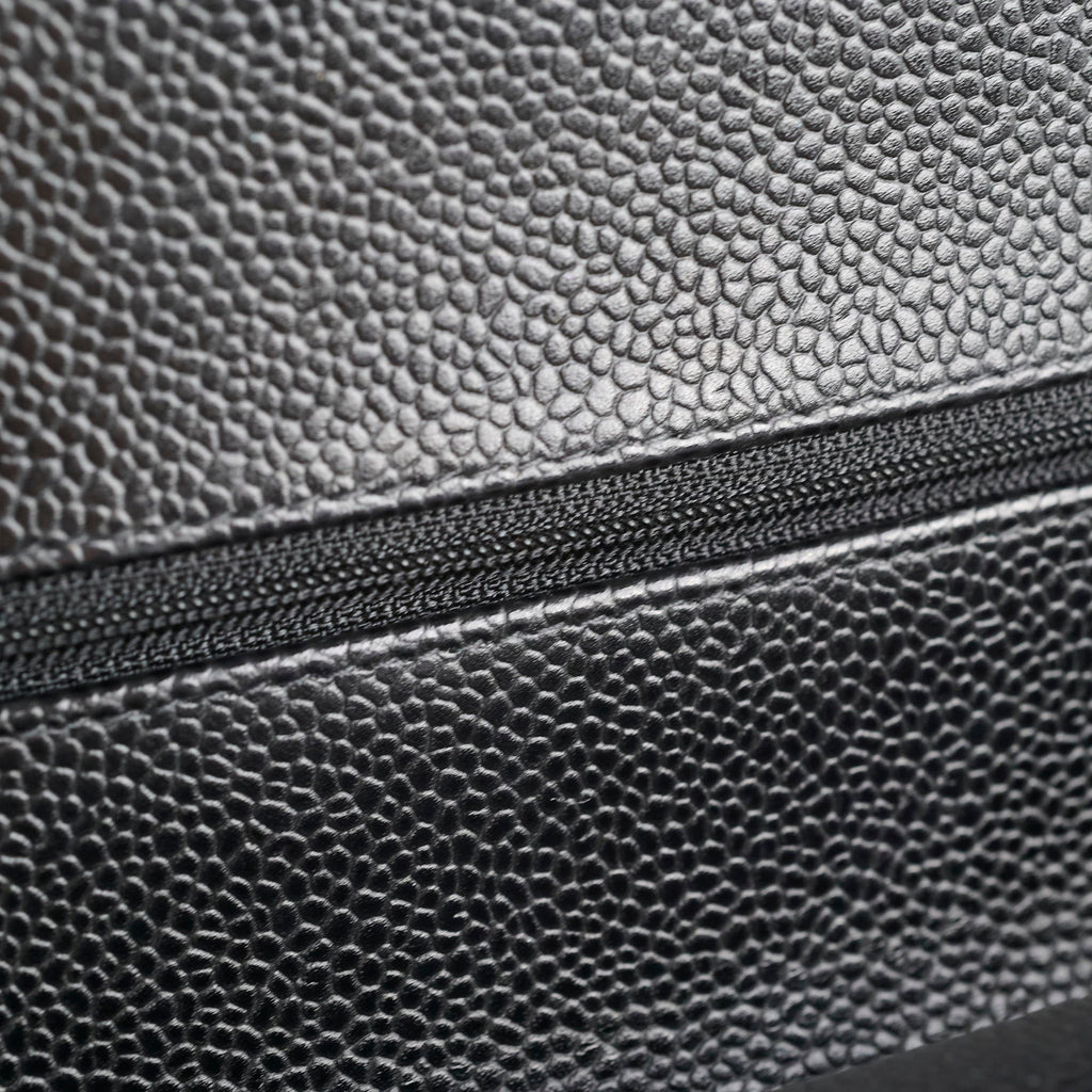 Chanel Classic Flap Medium/Large M/L Caviar Black (25 Series)