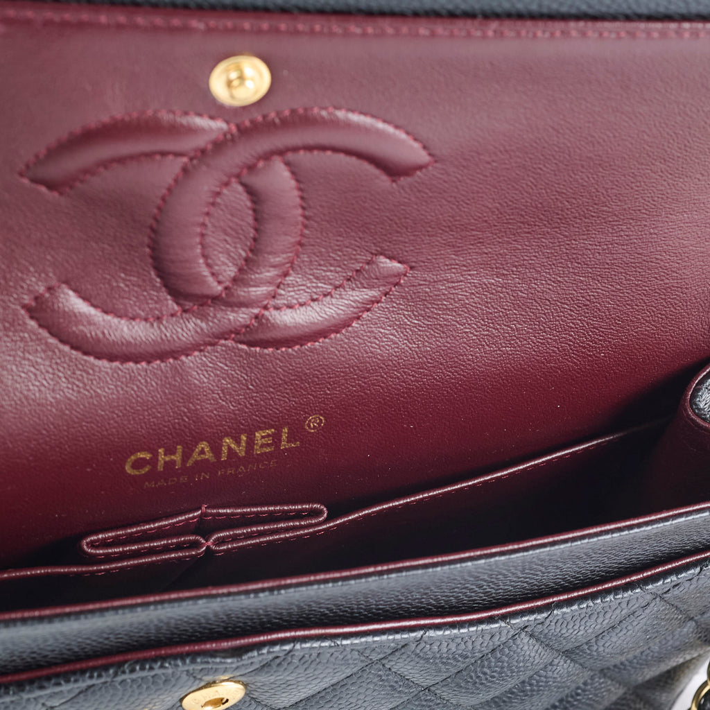 Chanel Caviar Medium/Large Classic Flap GHW Series 20