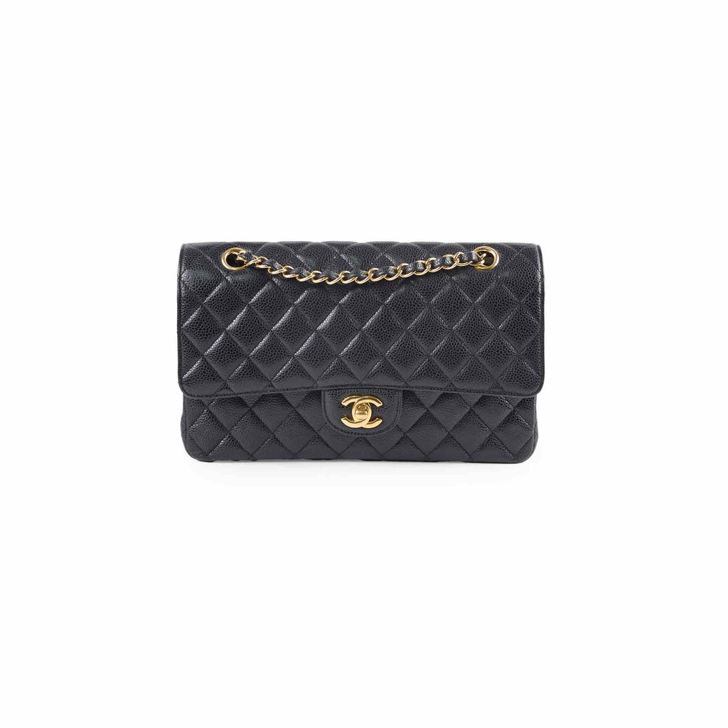 Chanel Caviar Medium Classic Flap Series 19