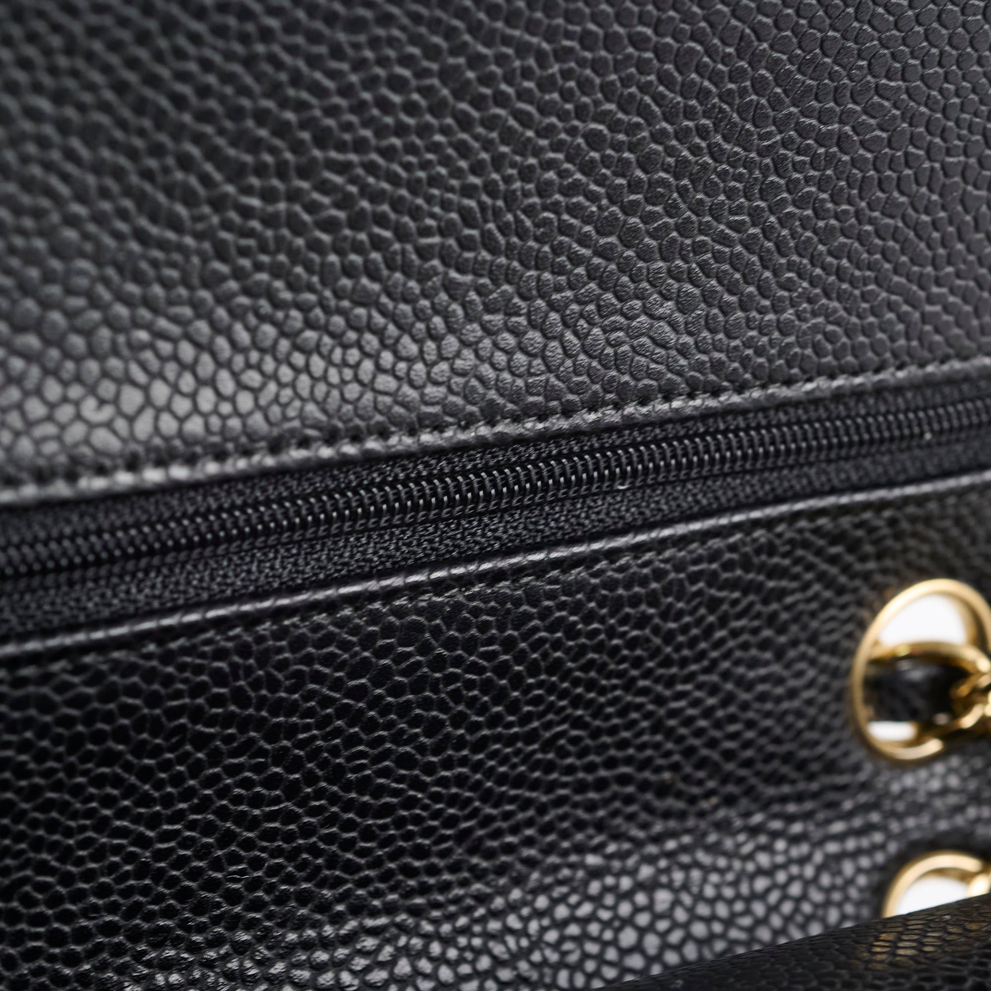 Chanel Caviar Medium Classic Flap Series 19