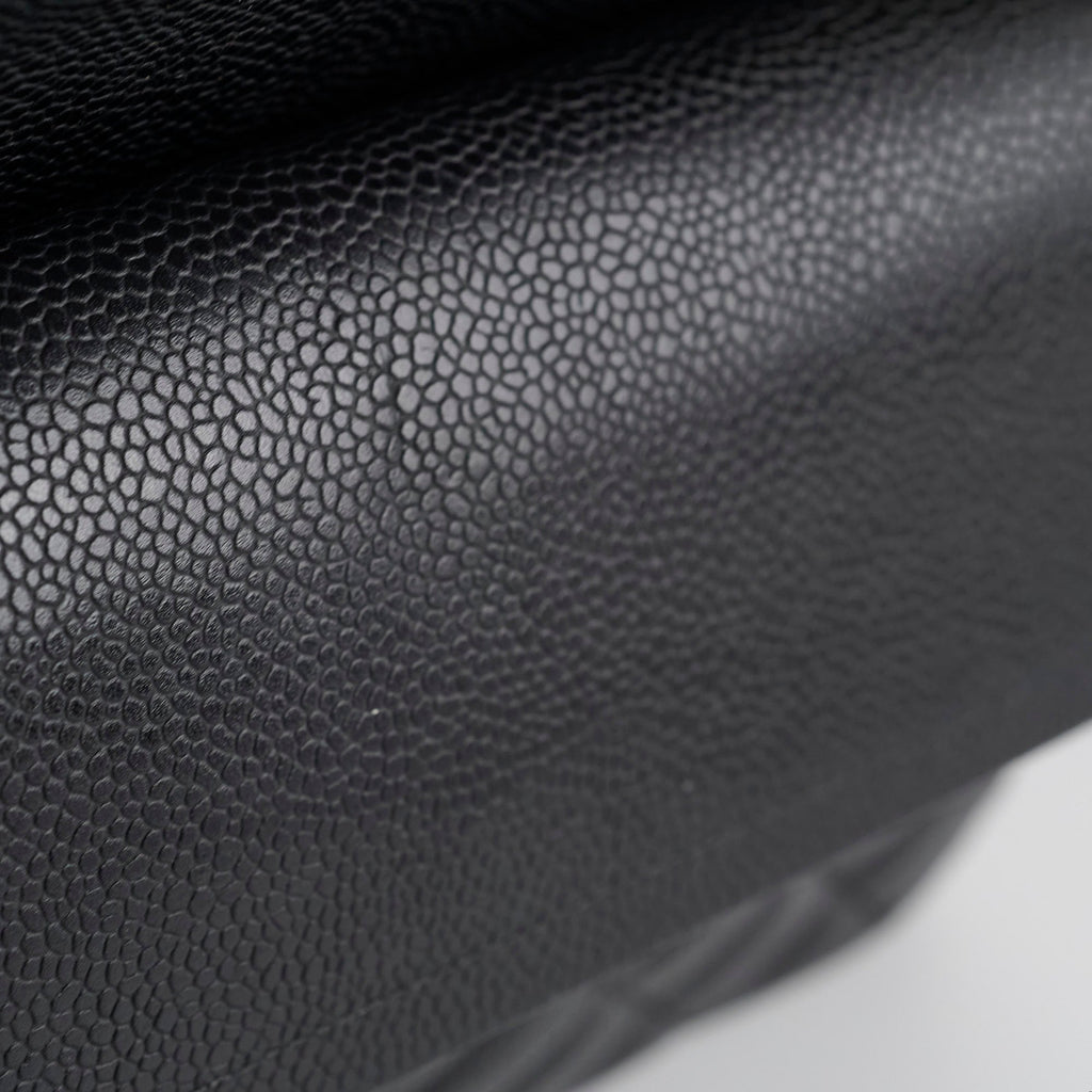Chanel Caviar Medium Classic Flap Series 19