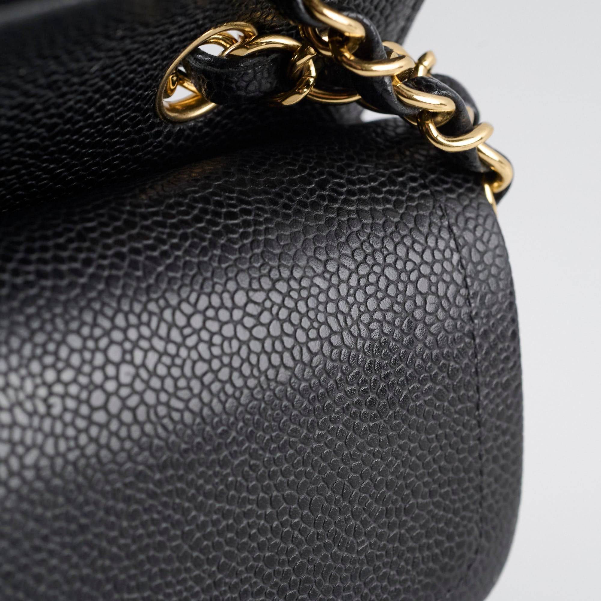 Chanel Caviar Medium Classic Flap Series 19