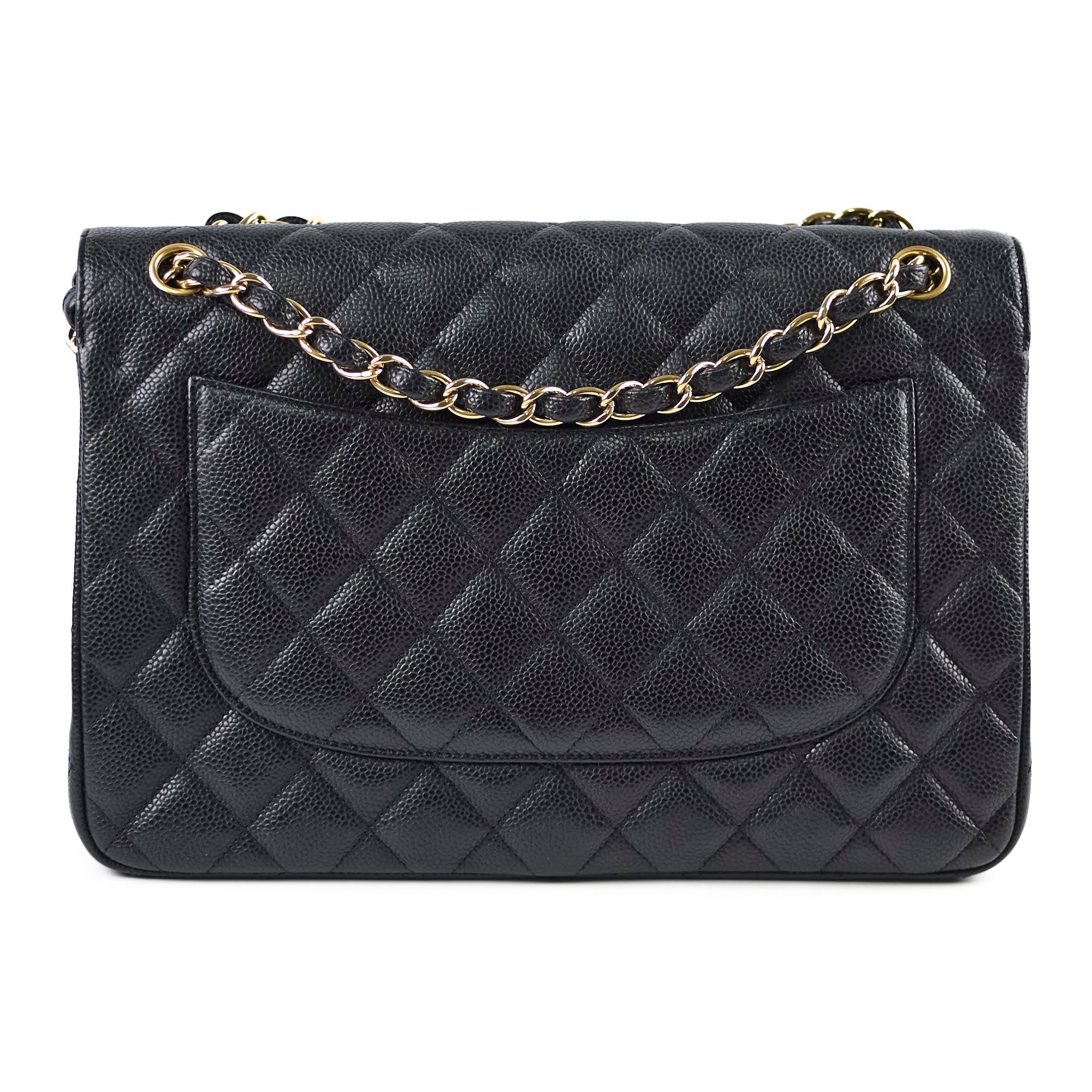 Chanel Caviar Jumbo Double Classic Flap Black