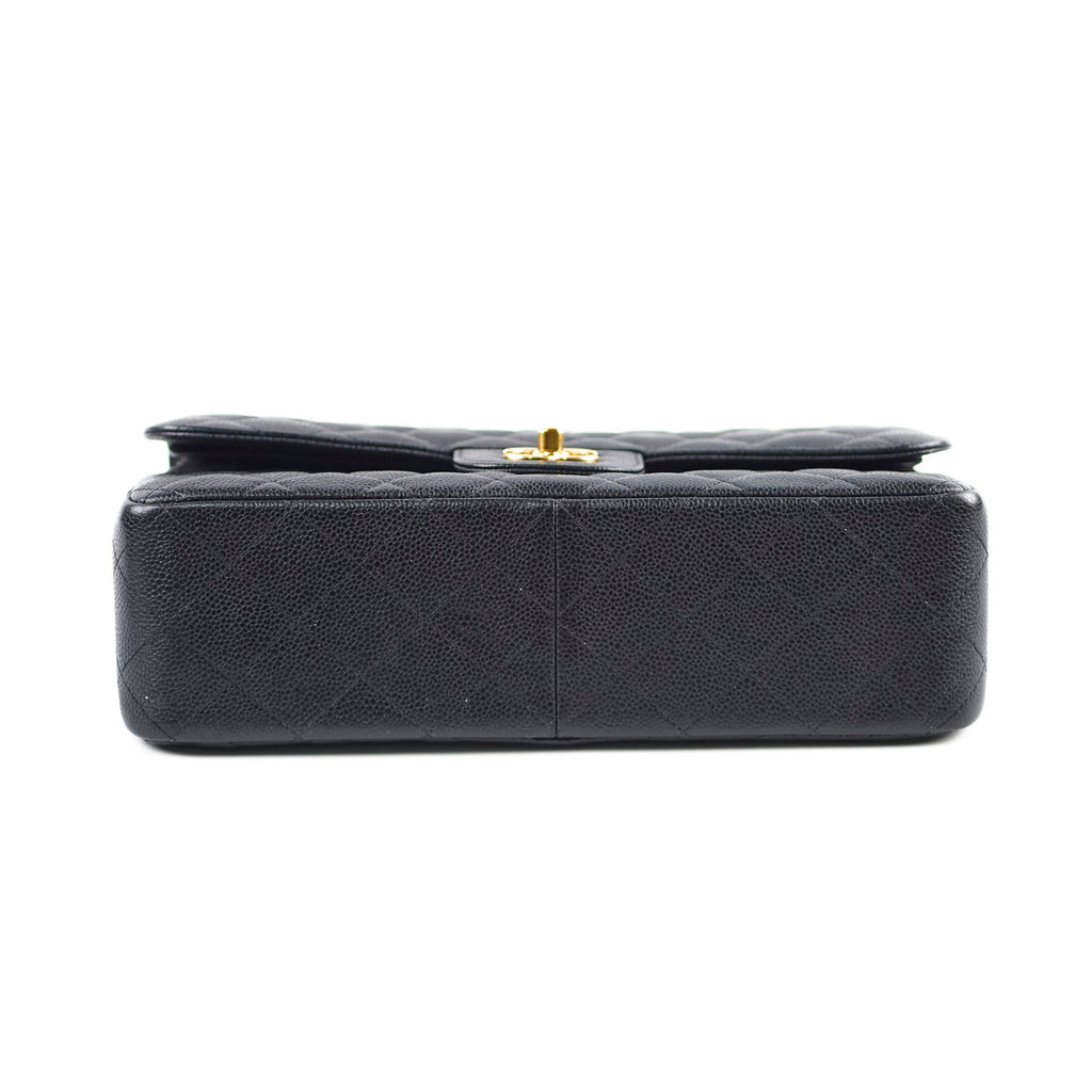 Chanel Caviar Jumbo Double Classic Flap Black
