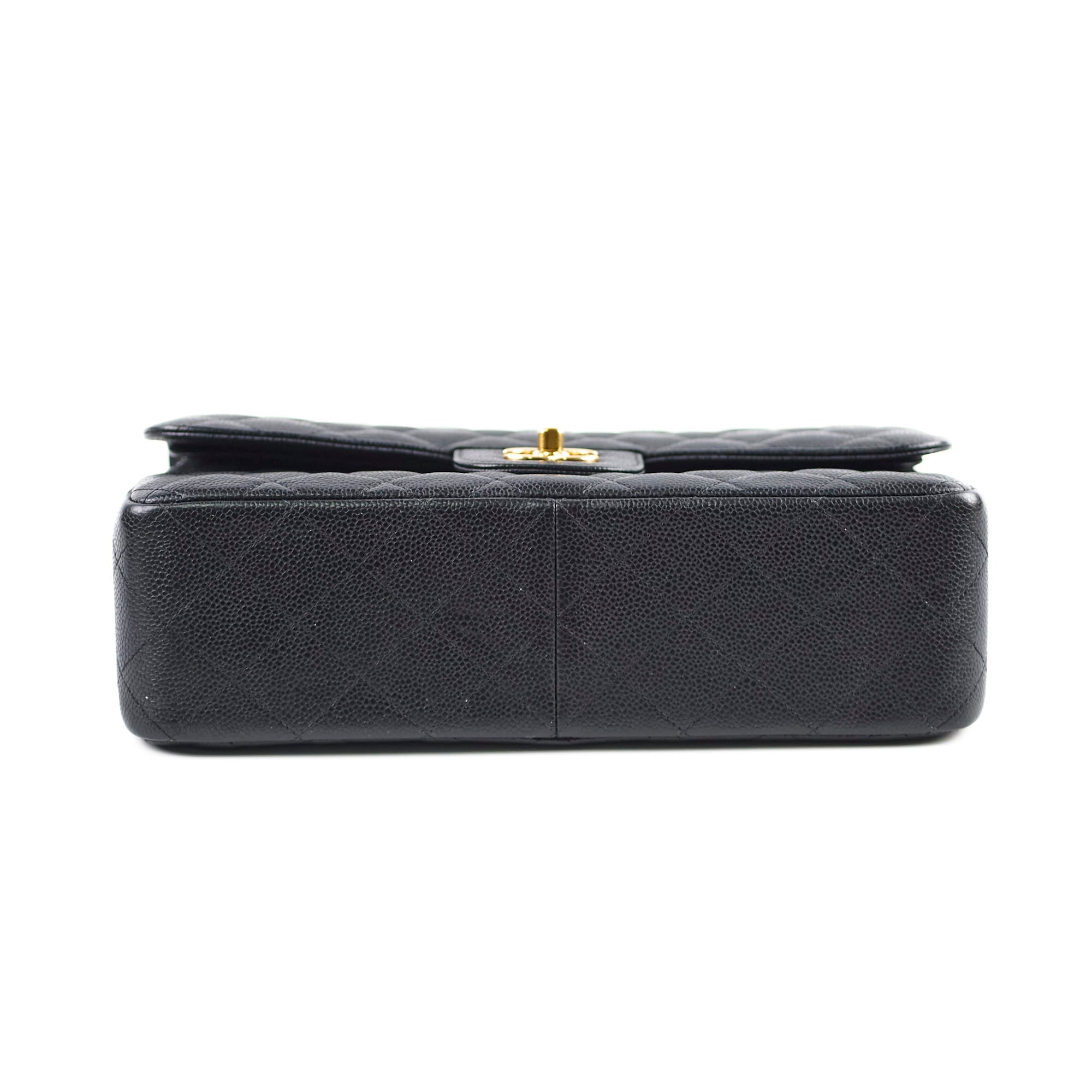Chanel Caviar Jumbo Double Classic Flap Black