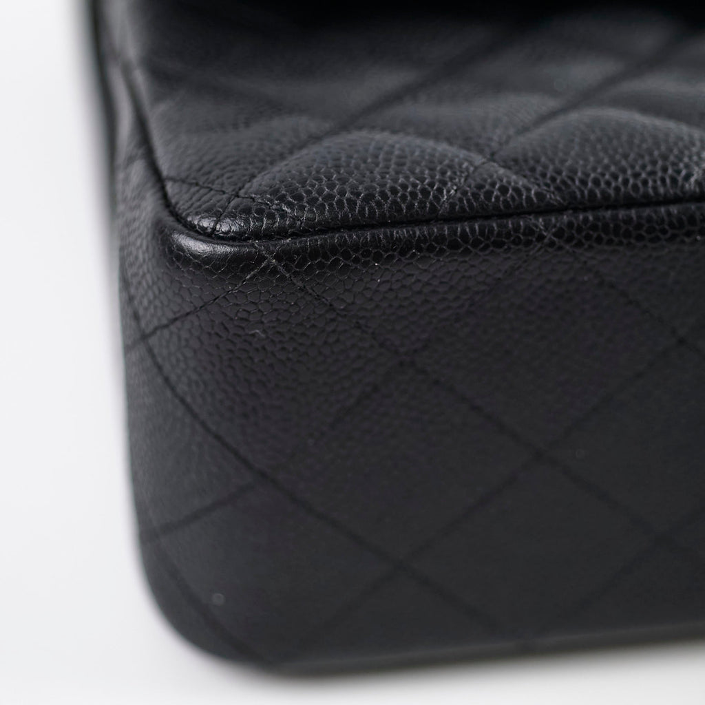 Chanel Caviar Jumbo Double Classic Flap Black
