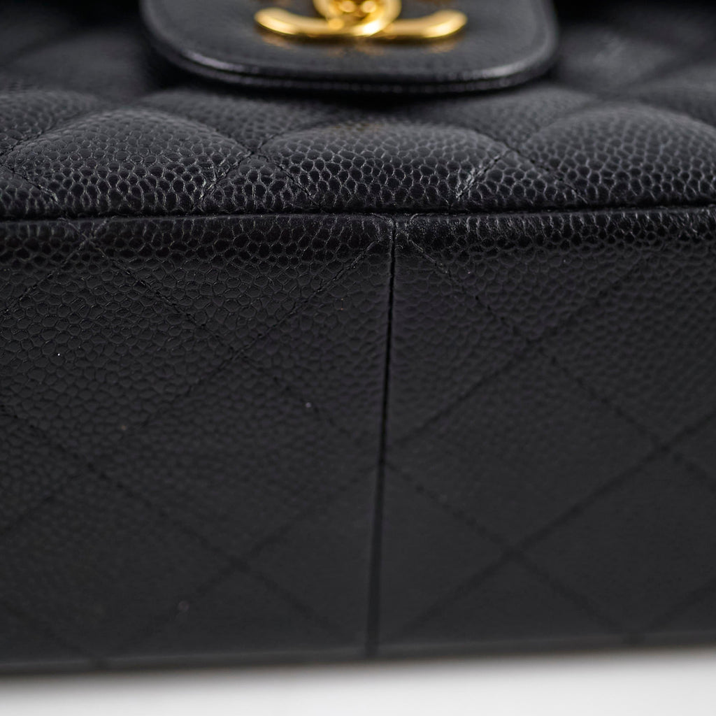 Chanel Caviar Jumbo Double Classic Flap Black
