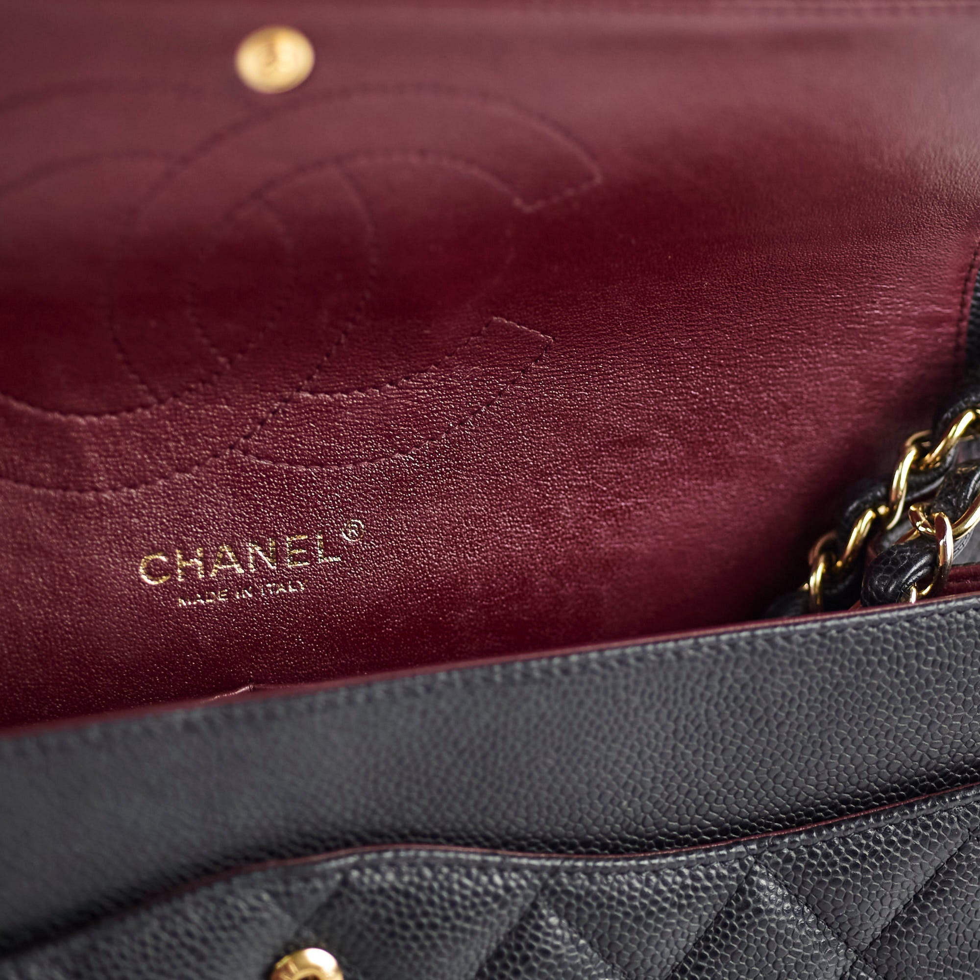 Chanel Caviar Jumbo Double Classic Flap Black