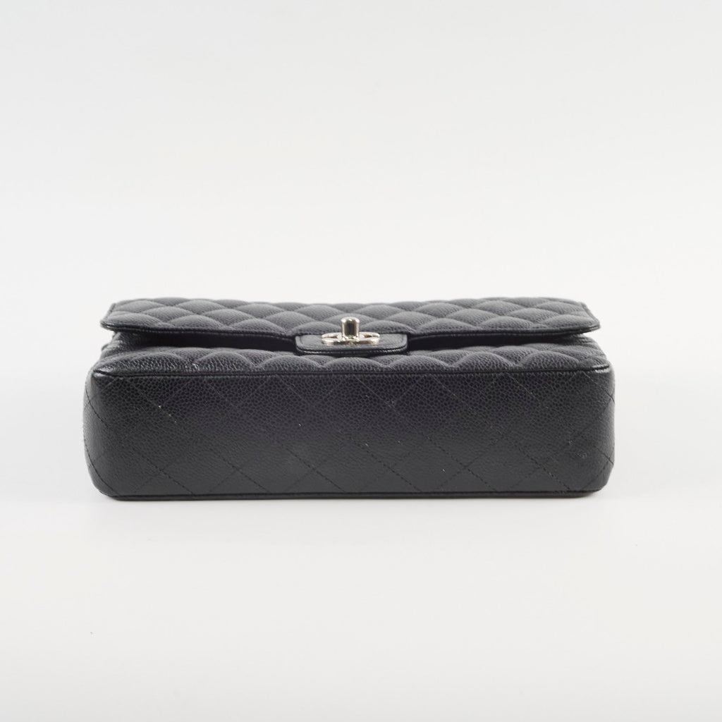 Chanel Medium Classic Flap Black Caviar SHW
