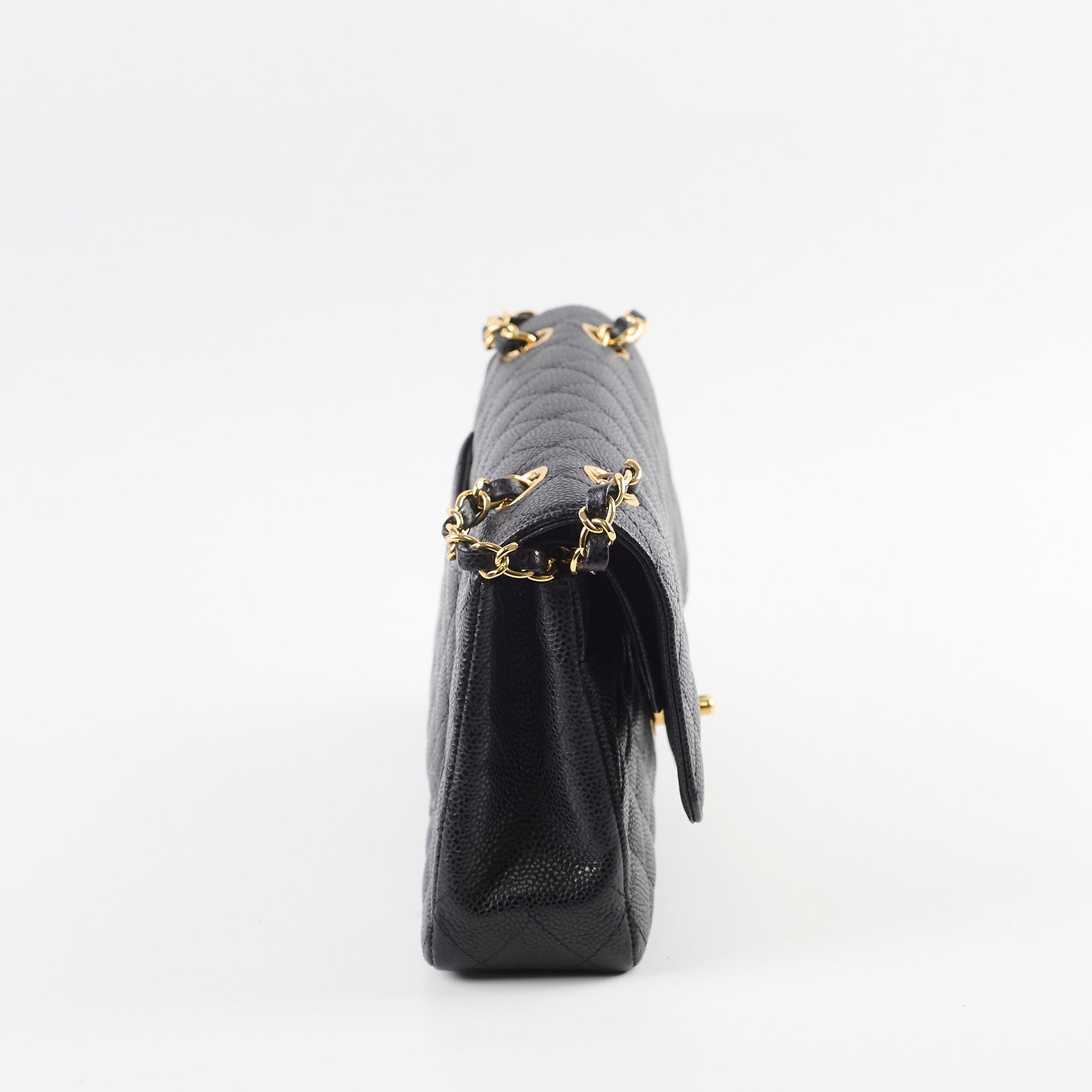 Deal of The Week- Chanel Caviar Medium/Large Double Classic Flap Black