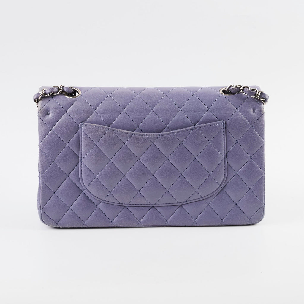 Chanel M/L Classic Flap Lambskin Gunmetal Grey