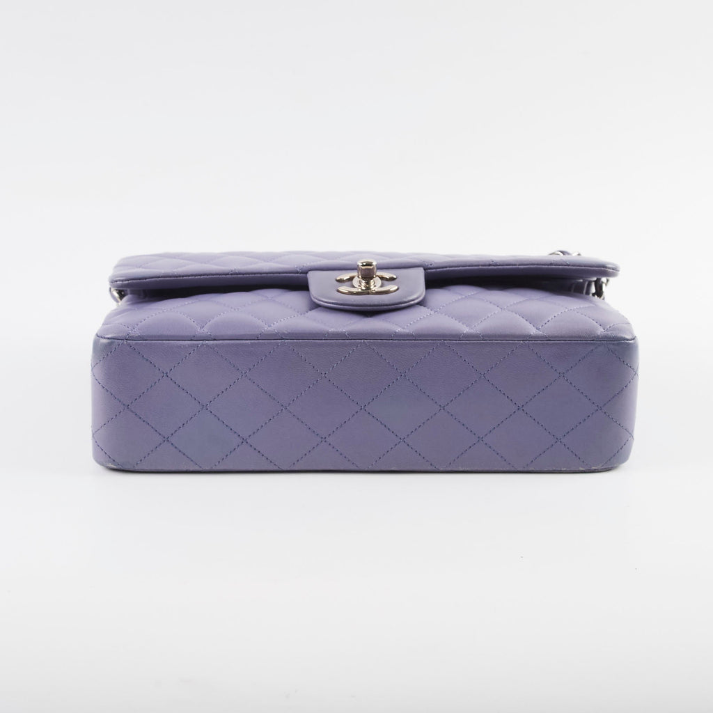 Chanel M/L Classic Flap Lambskin Gunmetal Grey