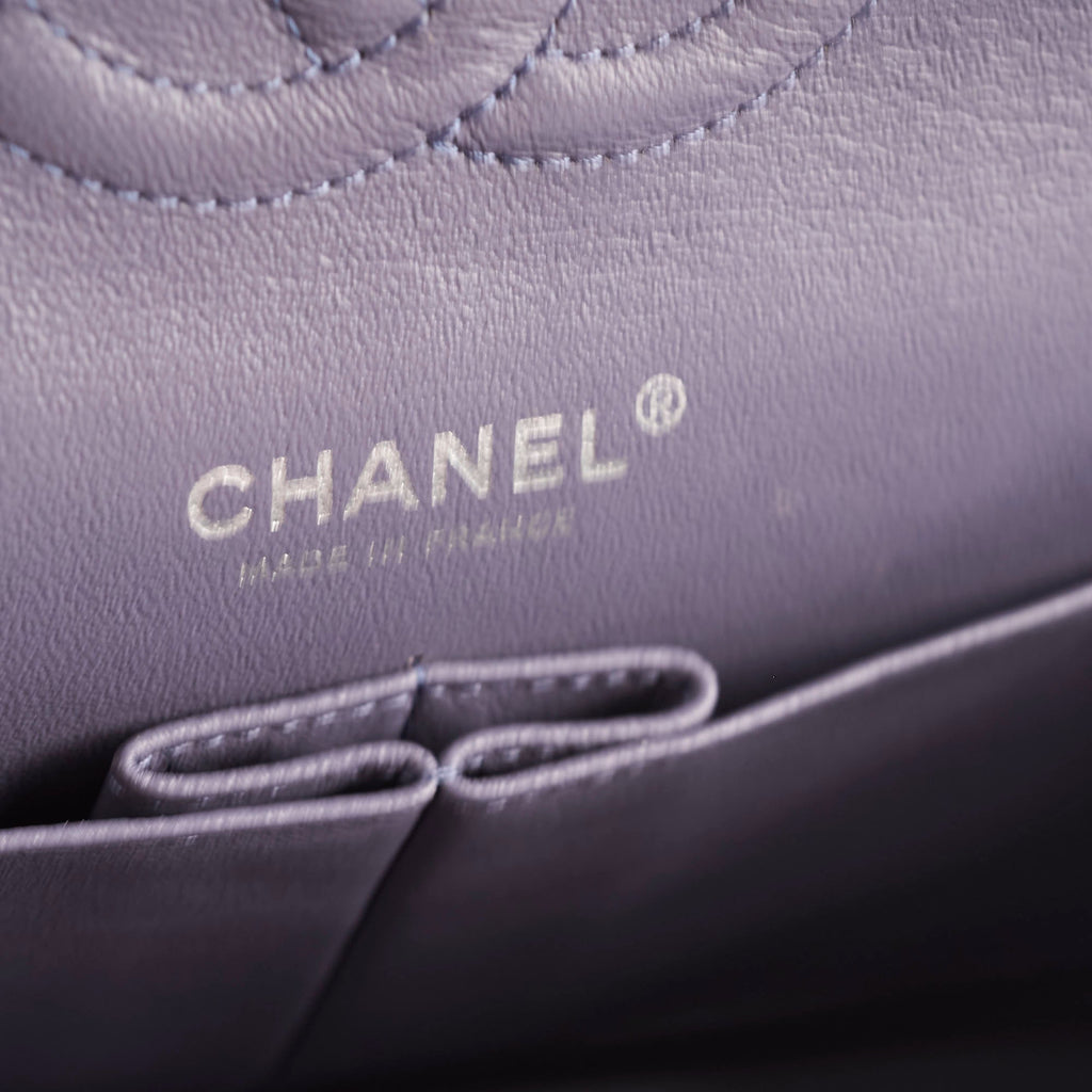 Chanel M/L Classic Flap Lambskin Gunmetal Grey
