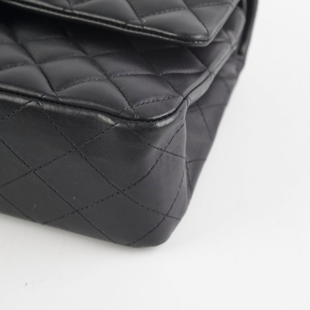 Chanel Classic Flap M/L Lambskin Black Bag