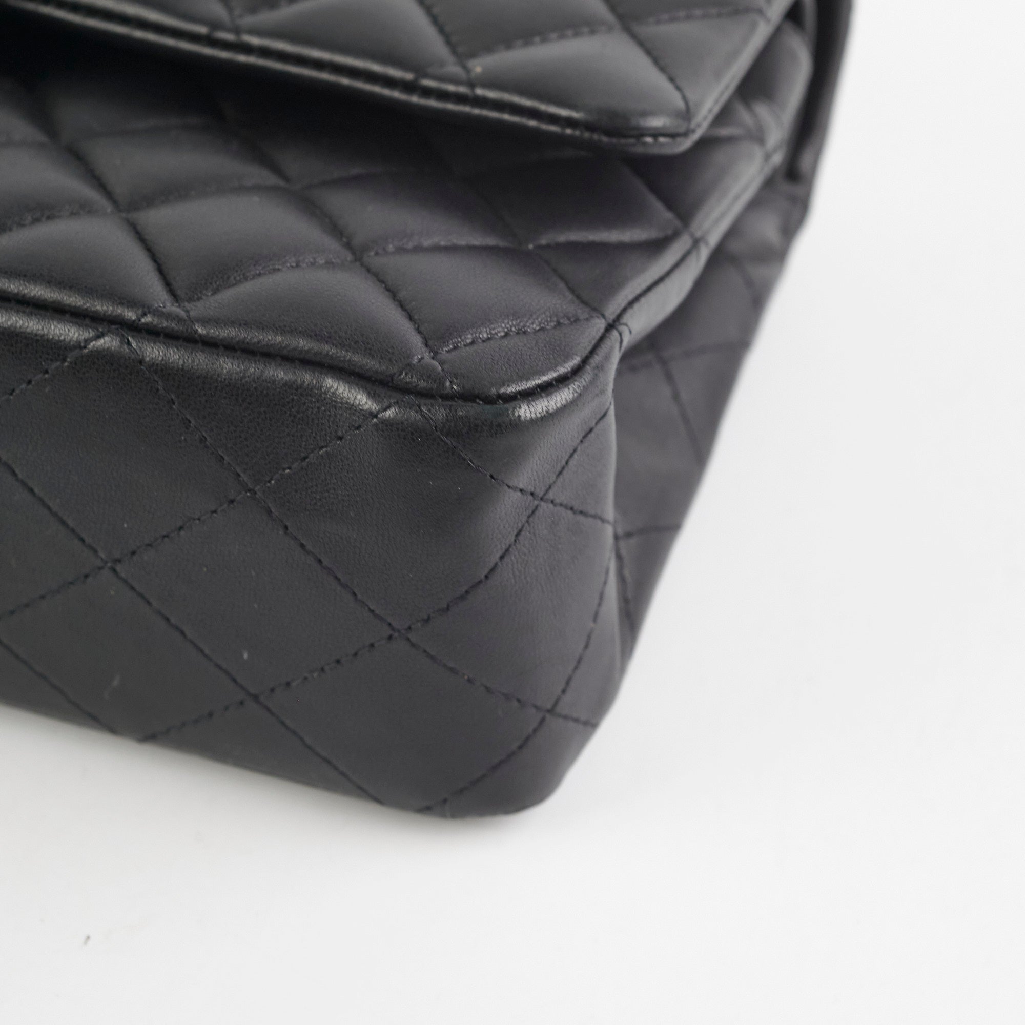Chanel Classic Flap M/L Lambskin Black Bag