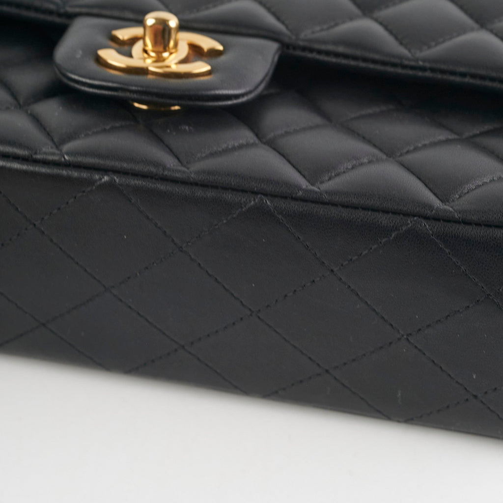Chanel Classic Flap M/L Lambskin Black Bag