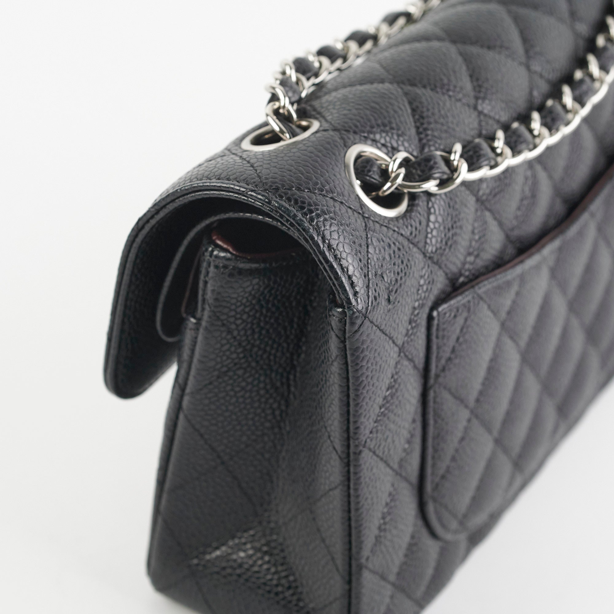 Chanel Small Caviar Classic Flap Black