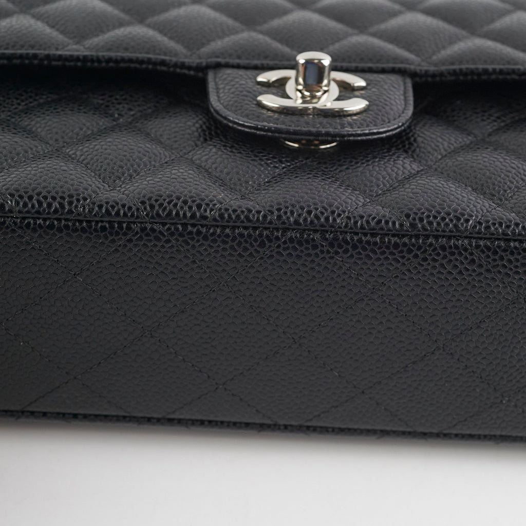 Chanel Small Caviar Classic Flap Black