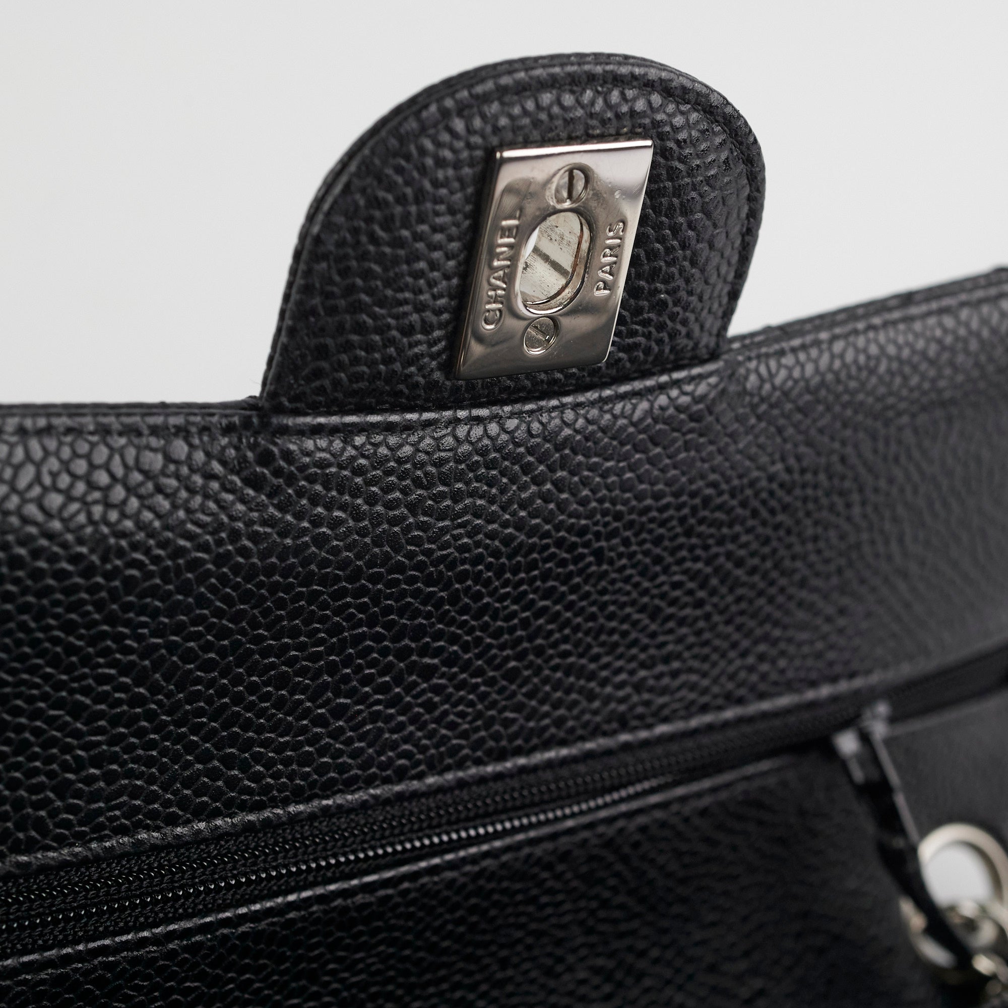 Chanel Small Caviar Classic Flap Black