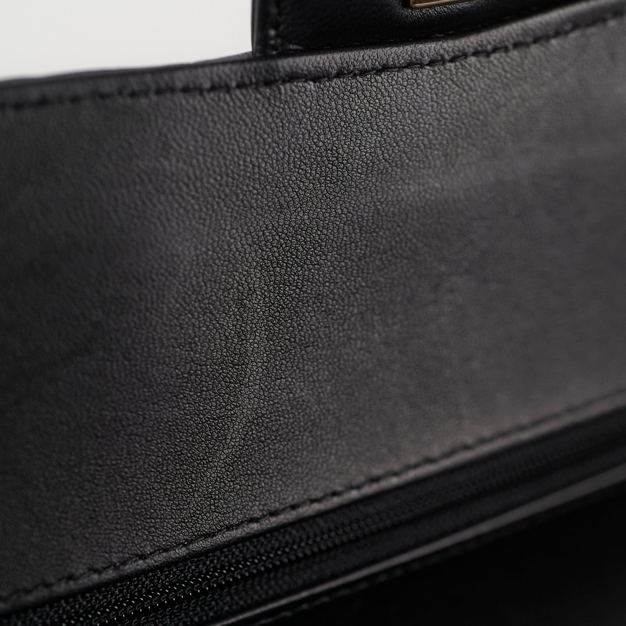 Chanel Medium/Large Chevron Classic Flap Black