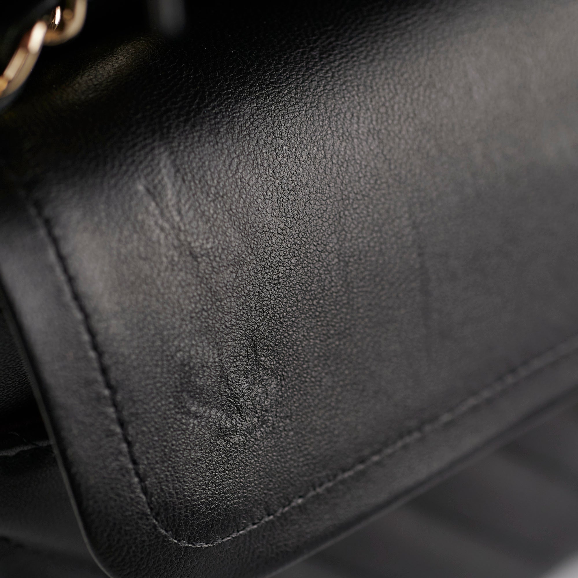 Chanel Medium/Large Chevron Classic Flap Black