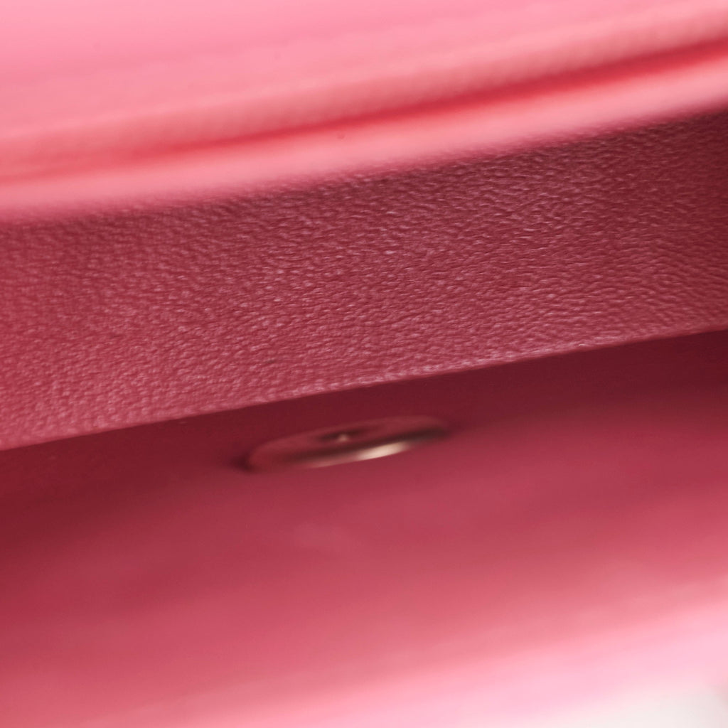 Chanel Square Mini Lambskin Pink