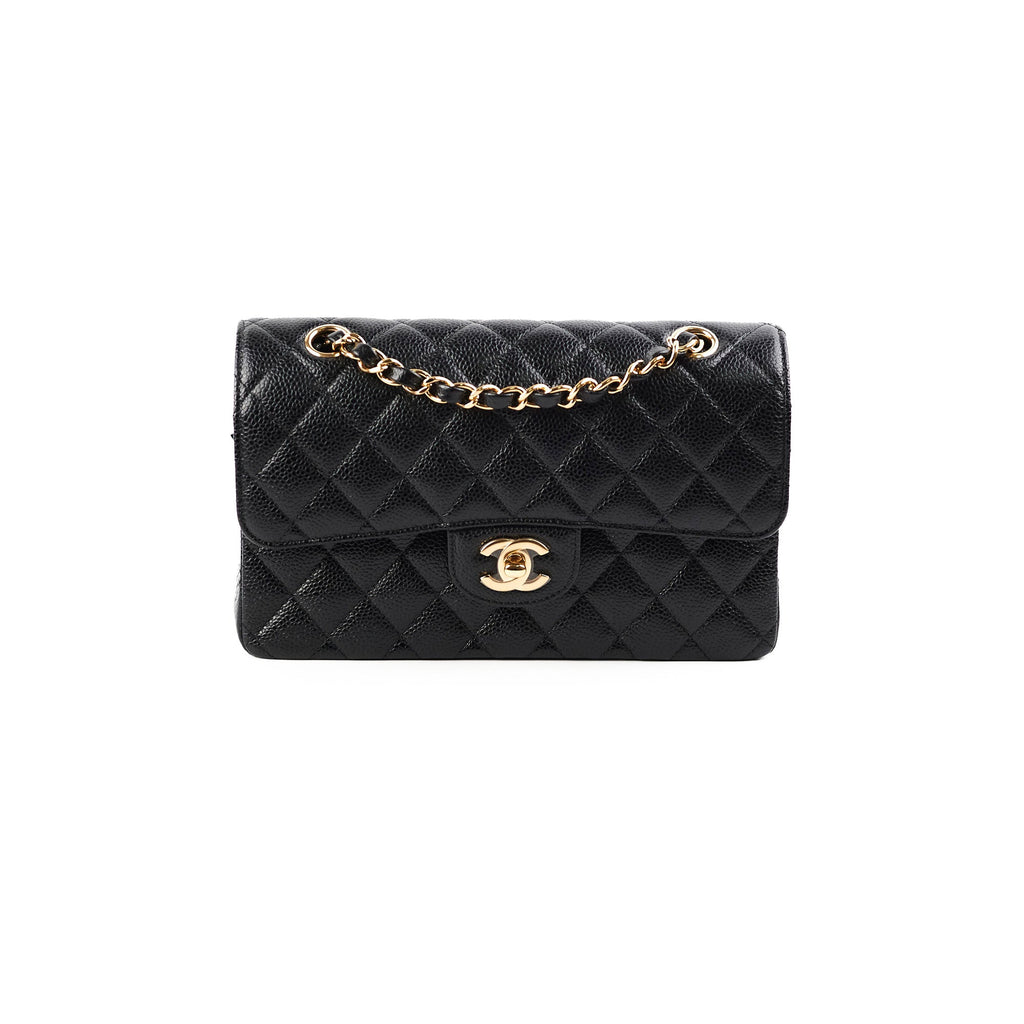 Chanel Classic Flap Small Caviar Black- Microchipped 2021