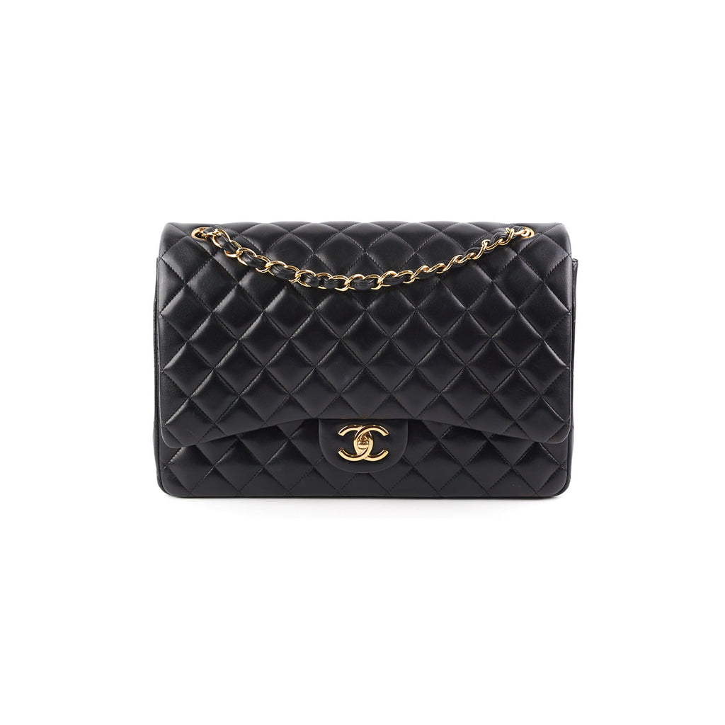Chanel Classic Flap Maxi Black Lambskin