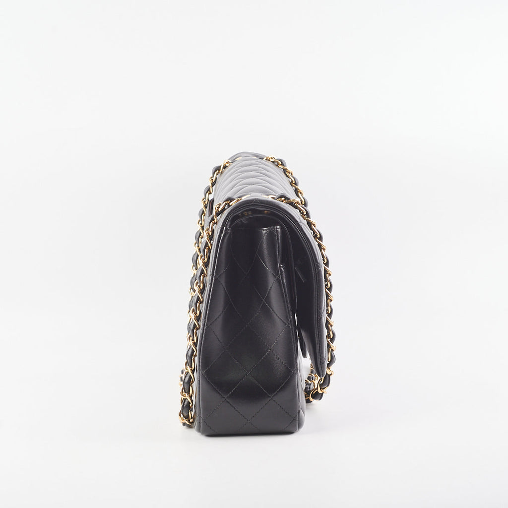 Chanel Classic Flap Maxi Black Lambskin
