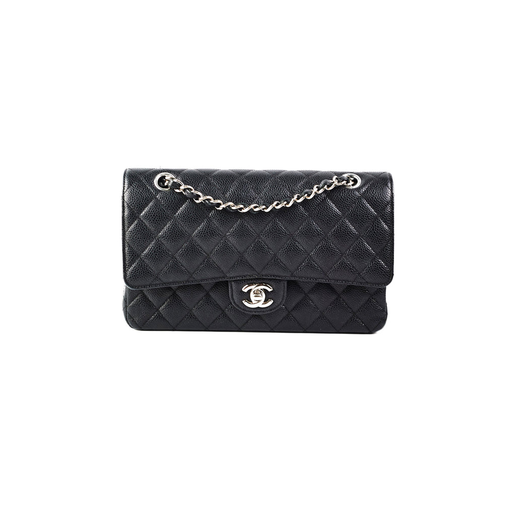 Chanel Medium Flap Caviar Classic Flap Black