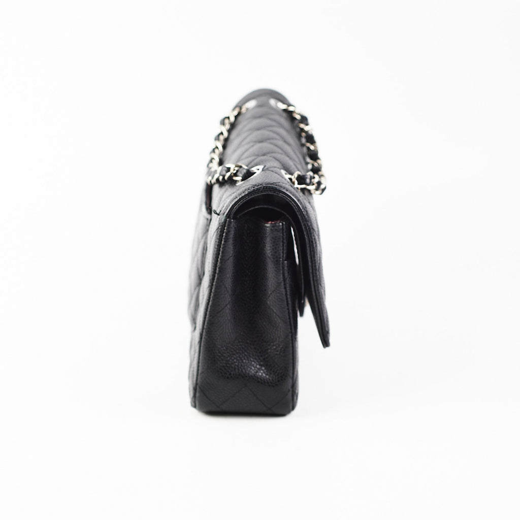 Chanel Medium Flap Caviar Classic Flap Black