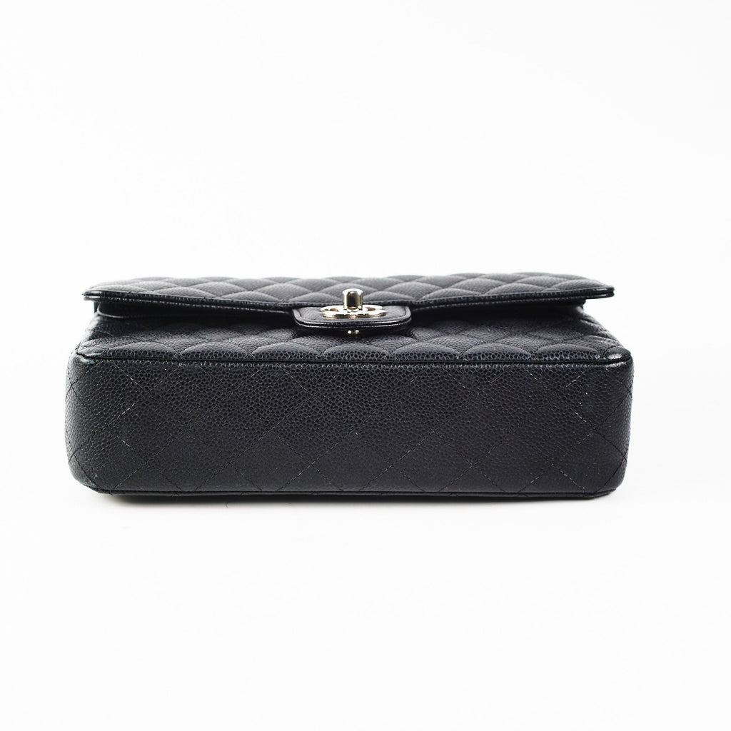 Chanel Medium Flap Caviar Classic Flap Black