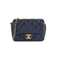 Chanel Perfect Mini Classic Flap Iridescent Navy