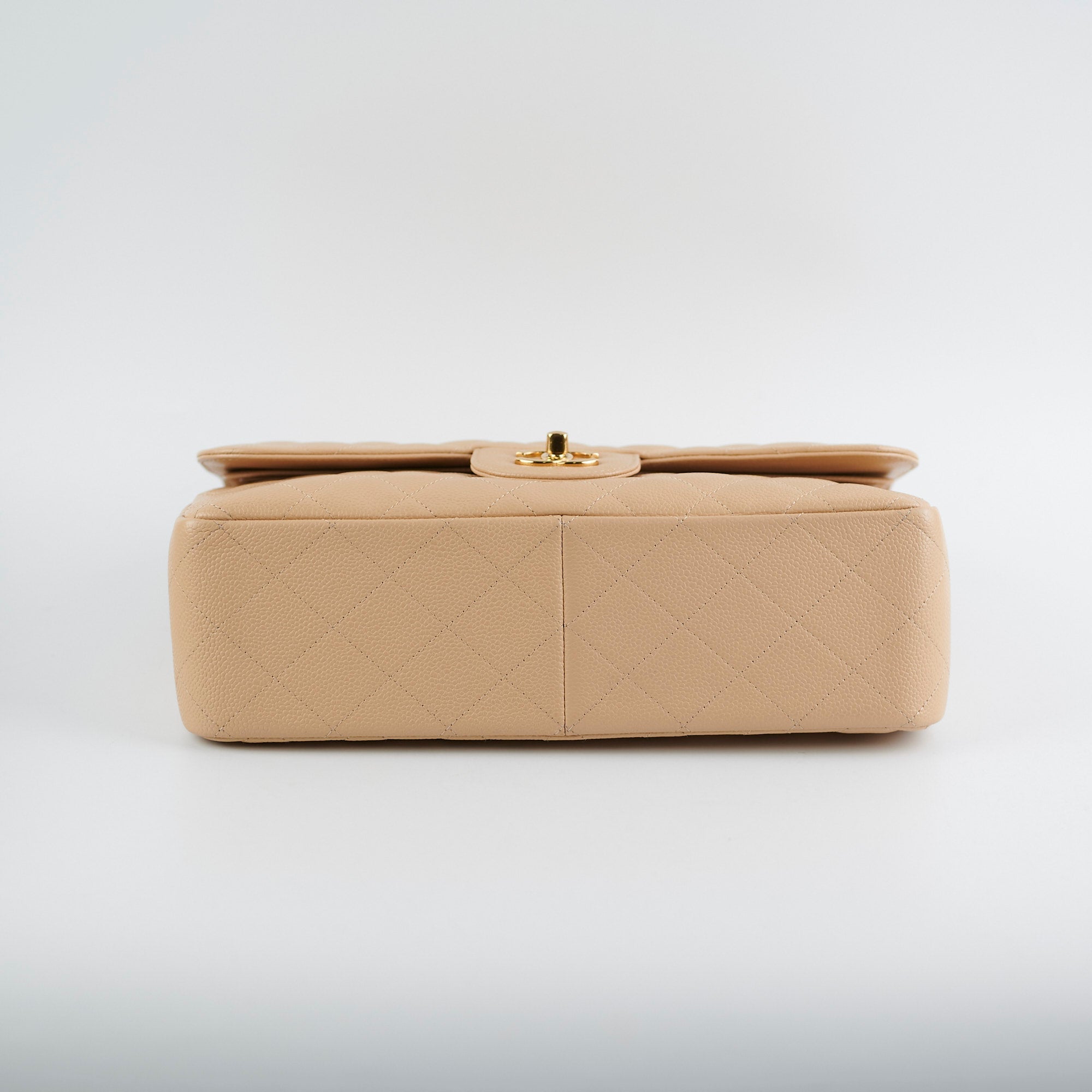 Chanel Classic Flap Jumbo Caviar Beige
