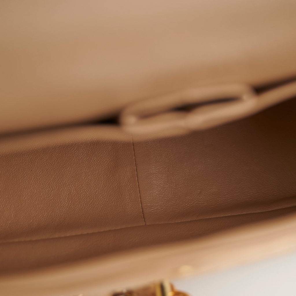Chanel Classic Flap Jumbo Caviar Beige