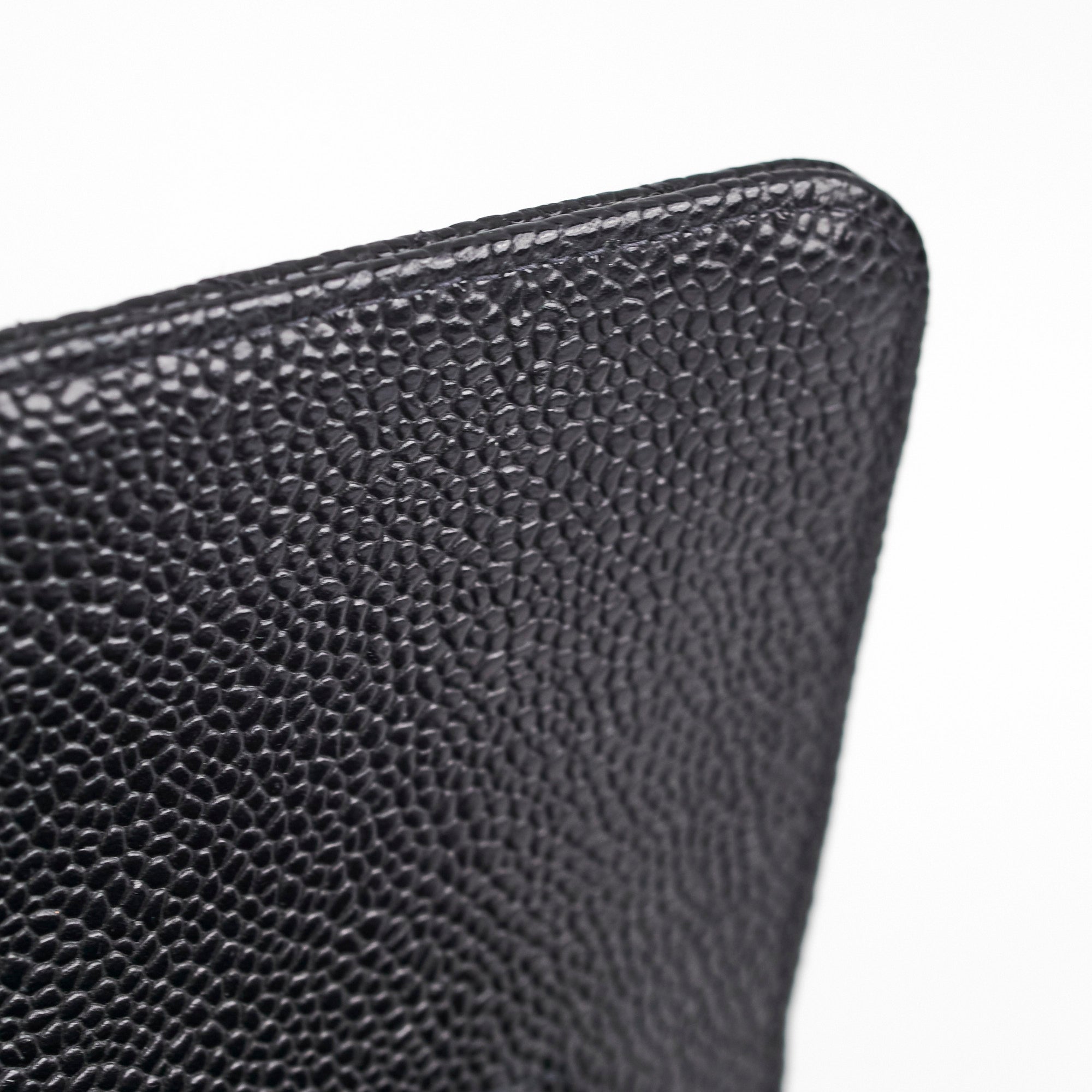 Chanel Medium/Large Classic Flap Caviar Black - Series 8